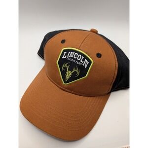 Lincoln Outfitters hat brown & black adjustable cap - Youth by Outdoor Cap
